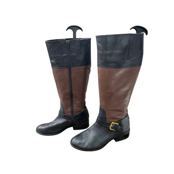 Ralph Lauren Womens Brown Leather Knee-High Equestrian Riding Boots 7B SKU 8964 - Picture 5 of 16